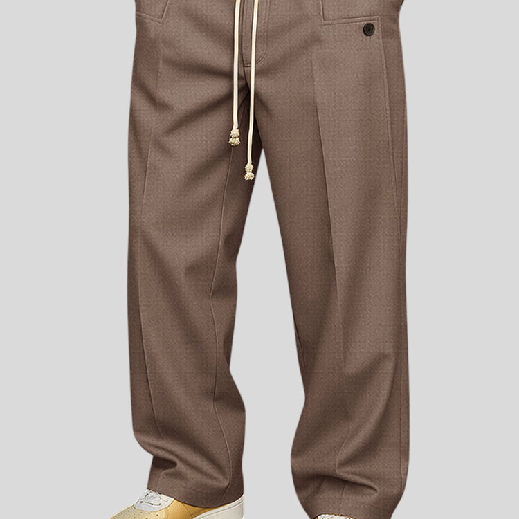 Edelhart - Elegantne Muške Hlače Sa Vezicom