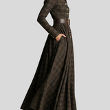 Sarah - Vintage Inspirirana Maxi Haljina S Remenom