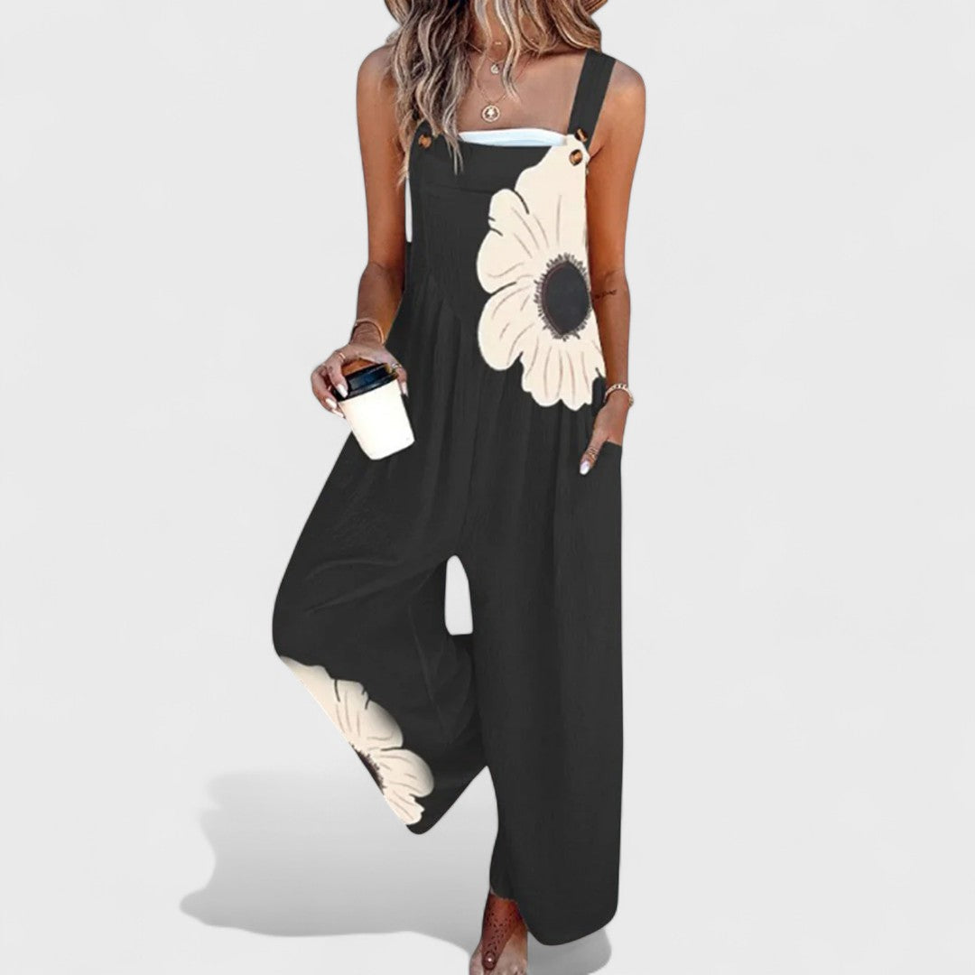 Damira™ - Ljetni Kombinezon s Cvjetnim Uzorkom