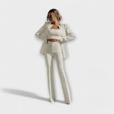 Jasmila – Elegantan Set od 3 dijela (Blazer, Top, Hlače)