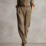 Sofisticirani karirani kombinezon s teksturom tweed