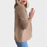 Valentina - Elegantni sako s pletenim rukavima