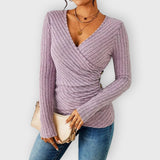 Jelena – Elegantna majica s V-izrezom