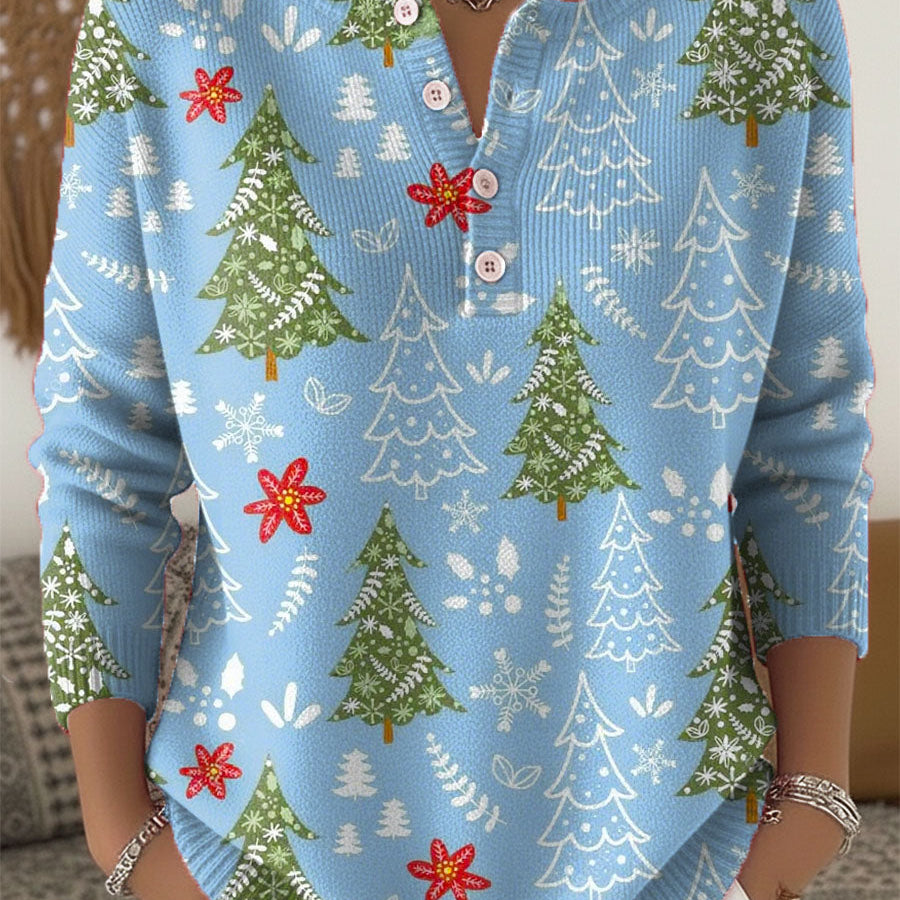 Noelle – blagdanska košulja s motivima božićnog drvca