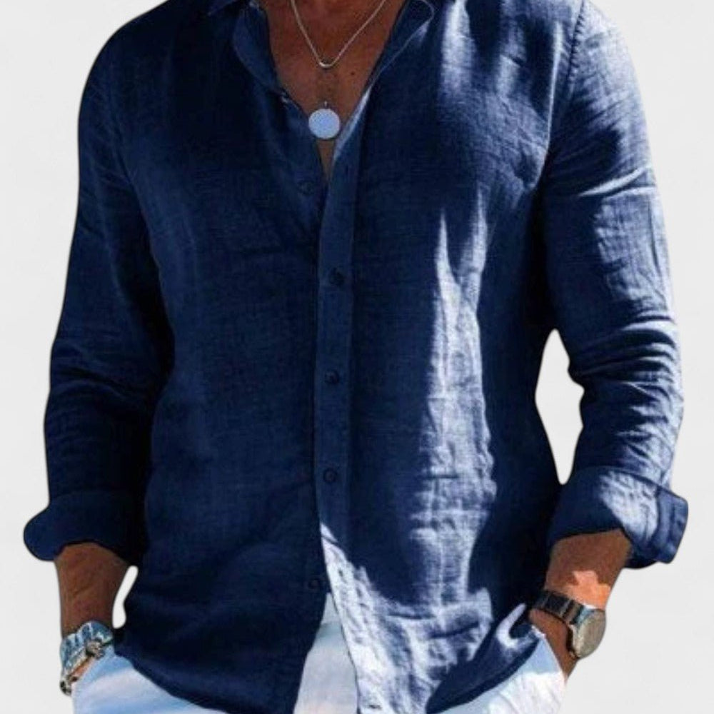 Dennis - Casual košulja od lanene tkanine za muškarce