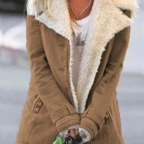 Andrea - Elegantni Douillette Jas