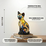 Mistična mačka - Lampa u Vitražu