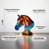 Konj - Lampa u vitražima