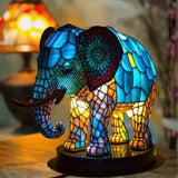 Slon - Lampa u vitražima