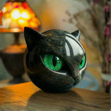 Crna mačka - Mistična skulptura crne mačke