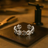 Prsten u obliku šape od nehrđajućeg čelika – Podesivi prsten s motivom životinja za žene