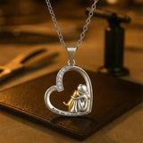 Mirabella Moda | Ogrlica s zagrljajem psa