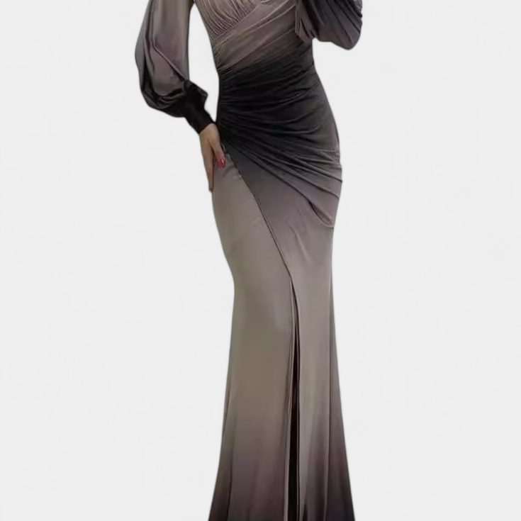 Silviana Maxi Haljina Ombre s Otkritim Ramena