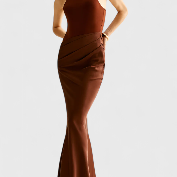 Leona Maxi Haljina s Tank Top Stilom i Izduženom Siluetom