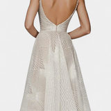 Dragana Duga Haljina s Vezenjem i A Krojem