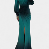 Silviana Maxi Haljina Ombre s Otkritim Ramena