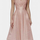 Dragana Duga Haljina s Vezenjem i A Krojem