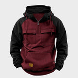 Kristian - Polo-zip majica s kapuljačom