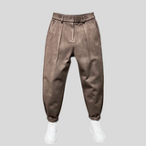 Marcello - Elegantne Hlače Melange